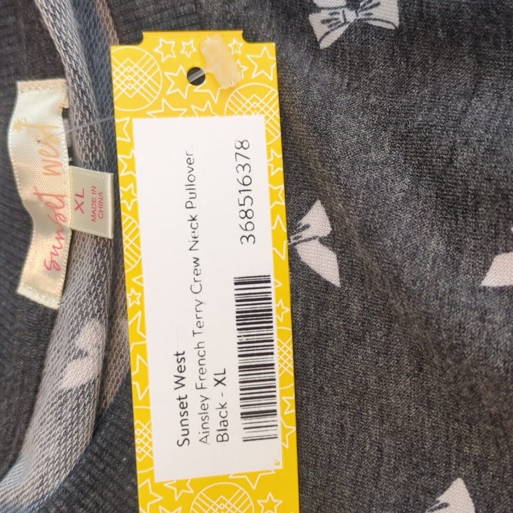 Ainsley French Terry Crew Neck Pullover - Picture 5 of 5